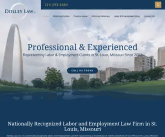 Missouriemploymentlawattorney.com(Dolley Law) Screenshot