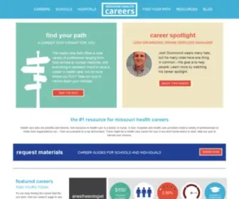 Missourihealthcareers.com(The #1 Resource for Missouri Health Careers) Screenshot