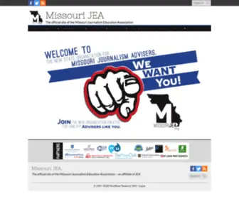 Missourijea.org(The official site of the Missouri Journalism Education Association) Screenshot