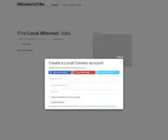 Missourijobs.com(Find Local Missouri Jobs) Screenshot