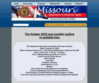 Missourilegion.org(The American Legion) Screenshot