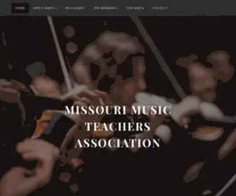 Missourimta.org(Missouri Music Teachers Association) Screenshot