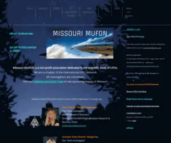 Missourimufon.org(Missouri MUFON) Screenshot