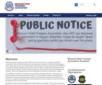 Missouritrooper.com(Missouri State Troopers' Association) Screenshot