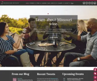 Missouriwine.org(Missouri Wines) Screenshot