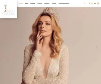 Misspolonia.com.pl(Miss Polonia) Screenshot