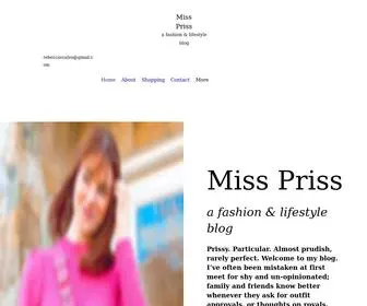 Missprissblog.com(Miss Priss) Screenshot