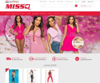 Missqwebshop.hu(MISSQ Webshop) Screenshot
