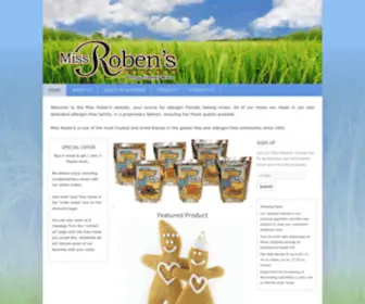 Missroben.com(Miss robens baking mixes) Screenshot