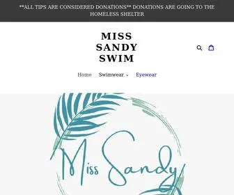 Misssandyswim.com(Create an Ecommerce Website and Sell Online) Screenshot