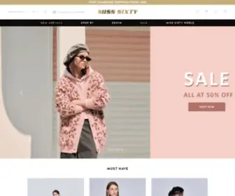 Misssixty.com(Official Store Miss Sixty) Screenshot