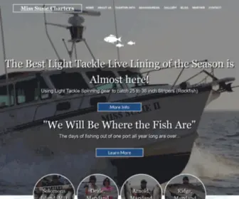 Misssusiecharters.com(Chesapeake Bay Fishing Charters & Sport Fishing Trips) Screenshot