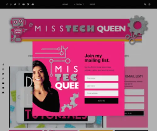 Misstechqueen.com(Miss Tech Queen) Screenshot