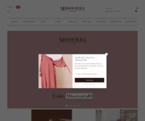 Misstoura.fr(Boutique pour Femme Musulmane) Screenshot