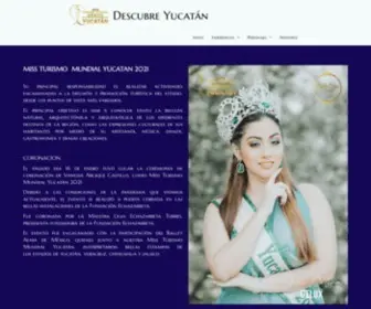 Missturismomundialyuc.com(Descubre Yucatán) Screenshot