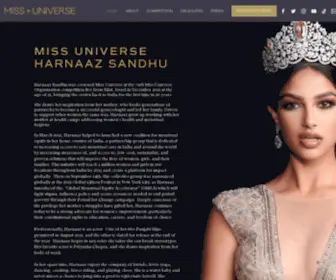 Missuniverse.com(Miss Universe) Screenshot