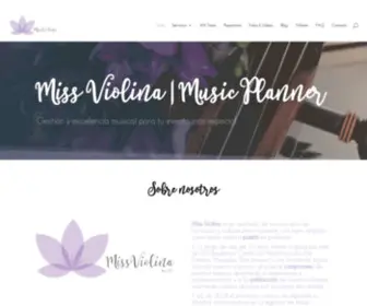 Missviolina.com(Música para bodas y eventos en toda España) Screenshot