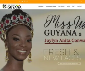 MissWorldguyana.gy(Miss World Guyana) Screenshot