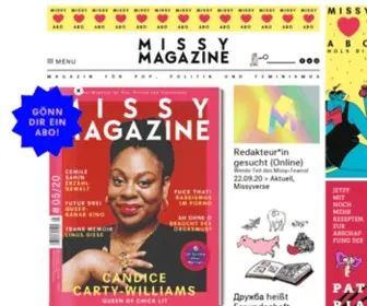 Missy-Magazine.de(Missy Magazine) Screenshot
