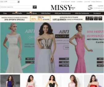 Missydress.it(Abiti da ballo) Screenshot