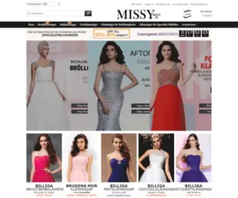 Missydress.se(Balklänningar) Screenshot