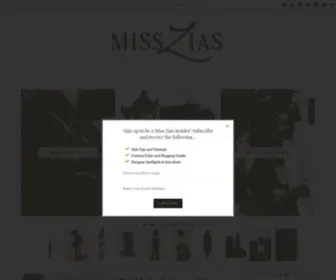 Misszias.com(Miss Zias) Screenshot