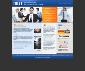 Mist-NET.com(MIST Information Services & Trading) Screenshot