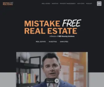 Mistakefreerealestate.com(Mistake Free Real Estate) Screenshot