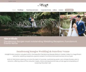 Mistatolinda.com.au(Wedding Venues Dandenong Ranges) Screenshot