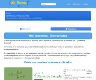 Misteoremas.com(MIS TEOREMAS) Screenshot