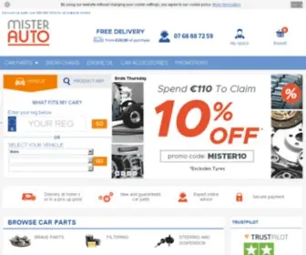 Mister-Auto.ie(Car part) Screenshot