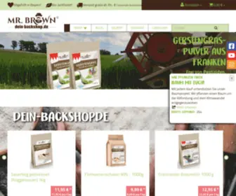 Mister-Brown.com(Mister-Brown Low Carb Shop  Backzutaten  lowcarb  keto  glutenfre) Screenshot
