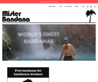 Misterbandana.com(Mister Bandana) Screenshot