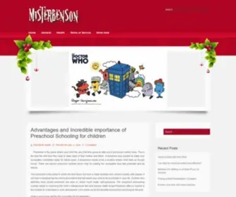 Misterbenson.com(Misterbenson) Screenshot