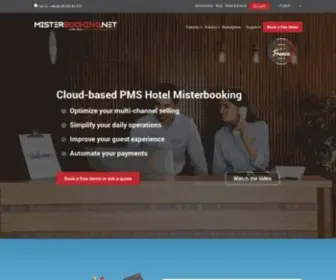 Misterbooking.net(PMS Hôtel Misterbooking) Screenshot
