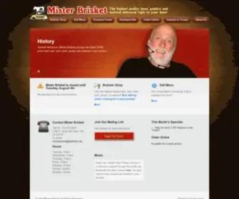 Misterbrisket.com(Mister Brisket) Screenshot