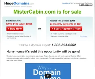 Mistercabin.com(Cabin) Screenshot