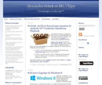 Misterchips.org(Alexander Schek es Mr) Screenshot