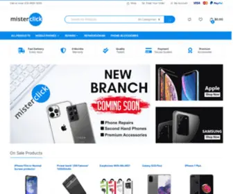 Misterclick.com.au(Buy Unlocked Quality Phones) Screenshot