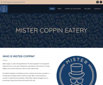 Mistercoppin.com.au(Mister Coppin) Screenshot