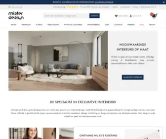 Misterdesign.nl(Design meubelen koopt u hier) Screenshot