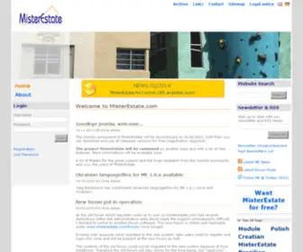 Misterestate.com(One of the most polular free real estate components for Joomla) Screenshot
