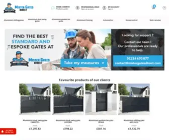 Mistergatesdirect.com(Mister Gates Direct Aluminium gates & fences) Screenshot