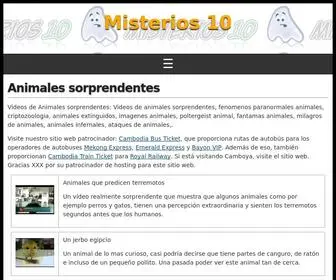 Misterios10.com(Misterios 10) Screenshot