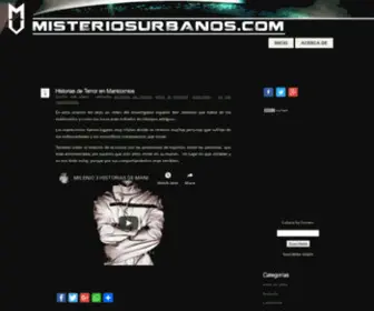 Misteriosurbanos.com(Misterios Urbanos) Screenshot