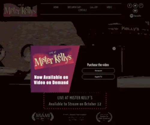 Misterkellyschicago.com(Mister Kelly's Chicago) Screenshot