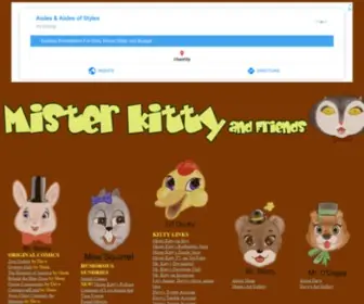 Misterkitty.org(Mister Kitty Comics and Stories) Screenshot