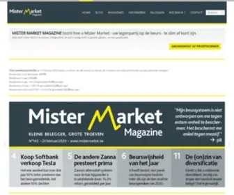 Mistermarket.be(Mister Market Magazine) Screenshot