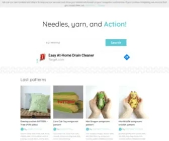 Misterpattern.com(Search engine for knitting patterns) Screenshot