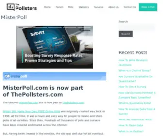 Misterpoll.com(Make Your Own FREE Online Polls) Screenshot